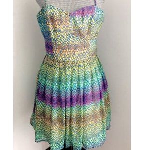 Multi colored mini sundress